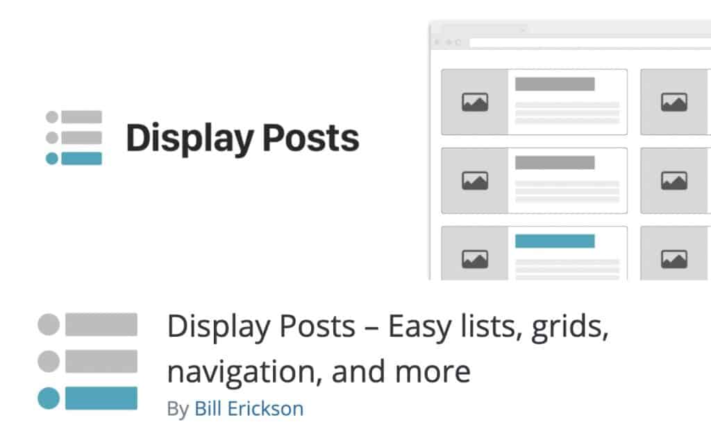 Display posts