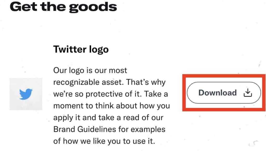 Twitterのロゴをダウンロードする方法(フリー)